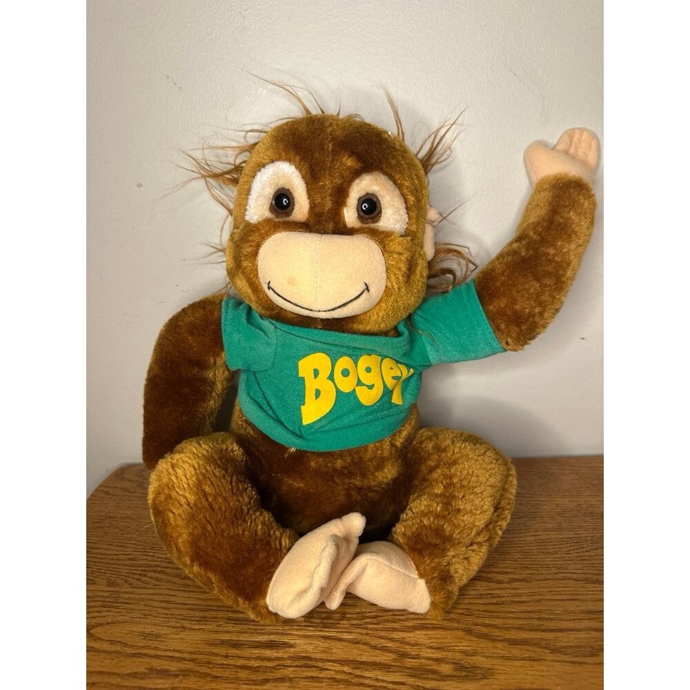 Snuggables 1980’s Bogey Orangutan Monkey Large 14” Plush B69